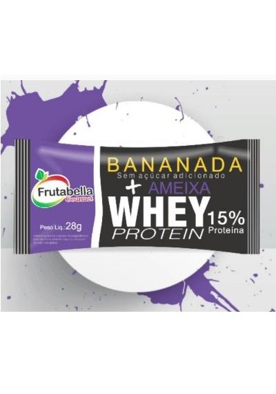 Barra Bananada + Whey Protein 28grs